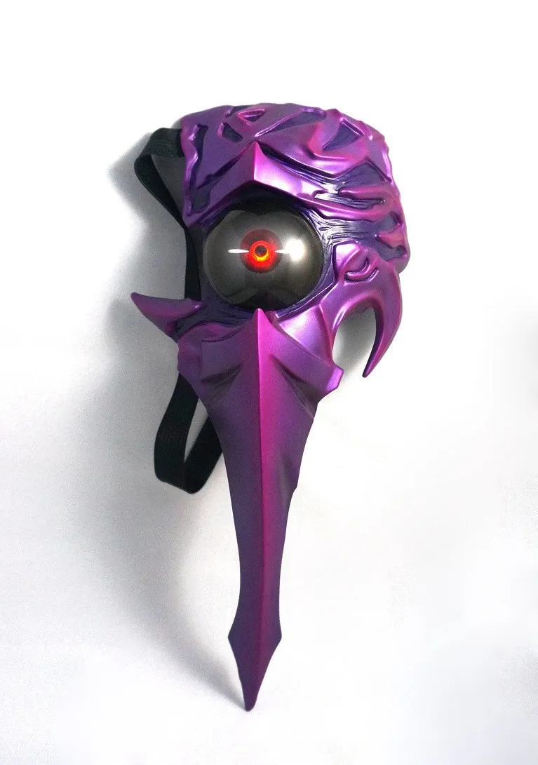 

Cosplay Tokyo Ghoul Mask Kaneki Ken Centipede Forms Scary Mask Adjustable PVC Cool Blinder Anime Masks
