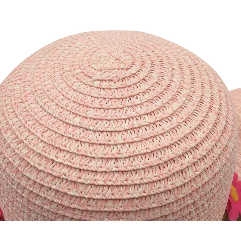 عباد الشمس sunhats للنساء الصيف شاطئ قبعات الطفلات الشمس قناع كاب الموجة بريم سترو قبعة الوالدين والطفل الشمس القبعات الاطفال YY18078