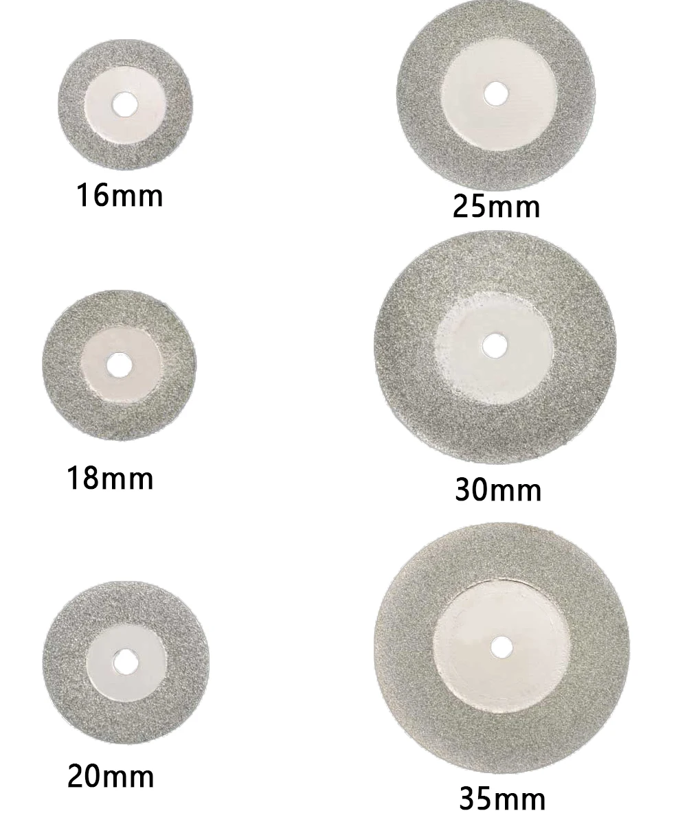 Режущие диски мини Diamond роторный инструмент набор резка диск Щепка для фрезерные станки круговой интимные аксессуары шт. 10 шт. + 2Rod резка