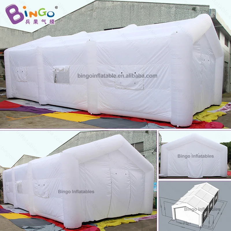  Personalized 11.4X6.4X4.3 meters white gaint inflatable tent / event tent inflatable toy tent
