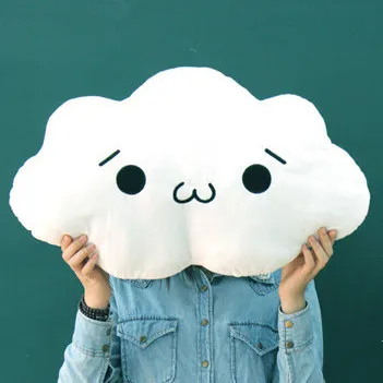 

White Cloud Cushion 3 Designs In Stock Baby Kawaii Cushion Cloud Toy PP Cotton Pillow Home Sofa Decoration Girl Birthday Gift