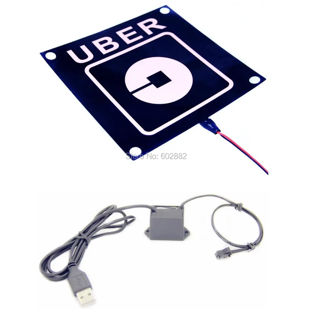 Uber, 15x15 см Uber EL подсветка, EL панель + 5 В в USB Инвертор