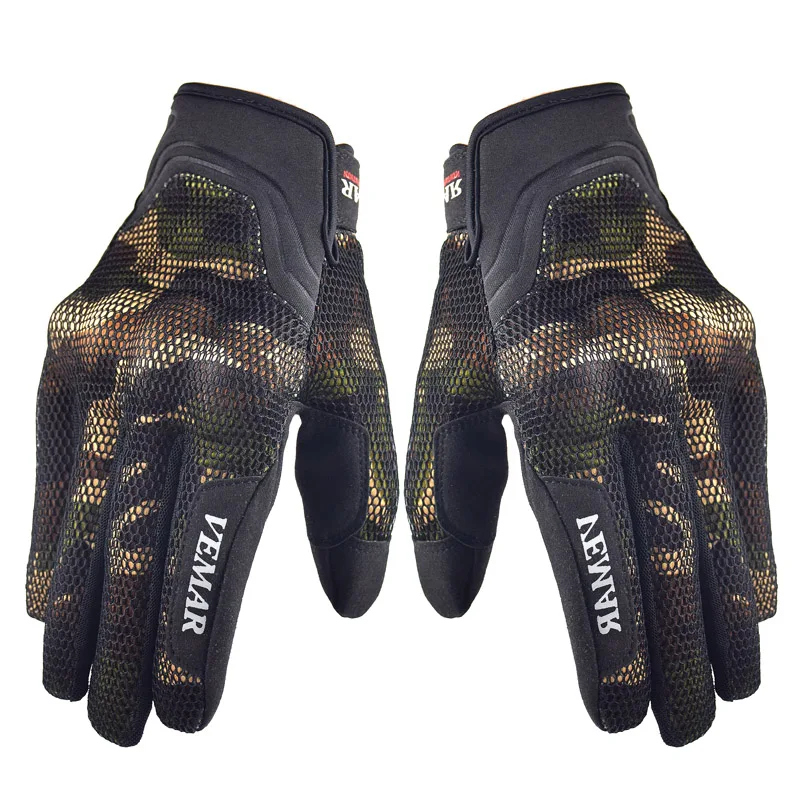 Мужские мотоциклетные перчатки для спорта на открытом воздухе, полный палец, рыцарь, для езды на мотоцикле, 3D дышащие сетчатые тканевые гоночные велосипедные перчатки komine