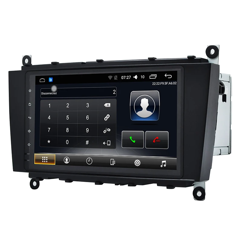 Android 7 1 Din дюймов DVD автомобильная аудио навигационная система для Benz C Class W203 CLK W209