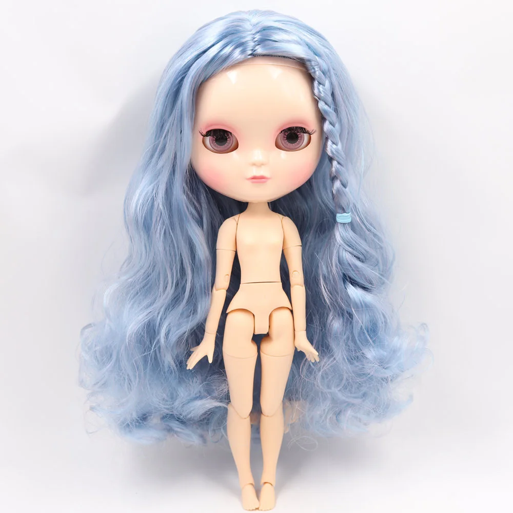 ICY DBS кукла серии No. BL6227/1049 синий микс фиолетовые волосы такие же, как Blyth с макияжем, Azone суставное тело, низкая цена - Цвет: like the picture