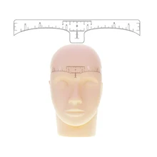 Одноразовые микроблейдинг бровей Линейка Наклейки для нанесения татуировок измерительная наклейка для постоянного макияжа бровей