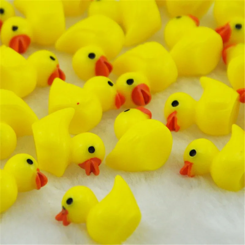 20 pcs Yellow Duck Flatback Resin Buttons No-hole Scrapbooking DIY Crafts | Дом и сад