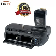 Jintu Новый Батарейная ручка Пакет BG-E18 для Canon EOS 750D 760D Rebel T6i T6s X8i 8000D DSLR Камера Мощность