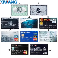 Реальная емкость, банковская карта, USB карта памяти, HSBC Master, кредитная карта, USB флеш-накопитель, 64 ГБ, флешка, 4 ГБ, 8 ГБ, 16 ГБ, 32 ГБ, флеш-накопитель, 128 ГБ