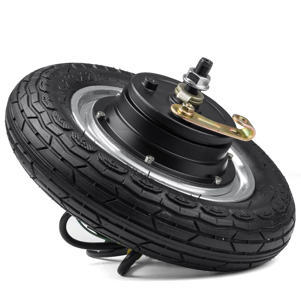 10 inch Scooter Folding Wheel Hub Motor Kit Electric Brushless 300 350W 24V 36V 48V Non Gear for