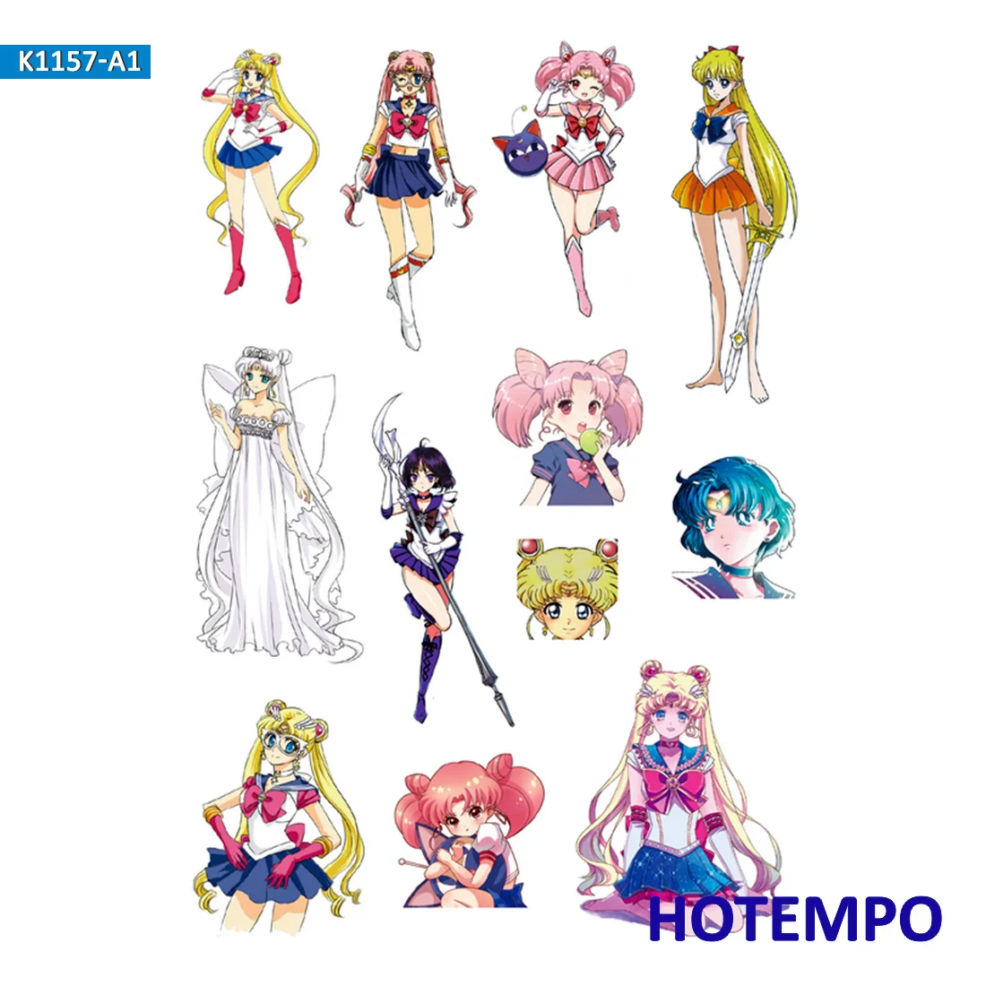 Anime Sailor Moon Cartoon Cute Stickers for Girl Children Kids Gift DIY Letter Diary Scrapbooking Stationery Pegatinas Stickers Anime Sailor Moon Cartoon Cute Stickers for Girl Children Kids Gift DIY Letter Diary Scrapbooking Stationery Pegatinas Stickers