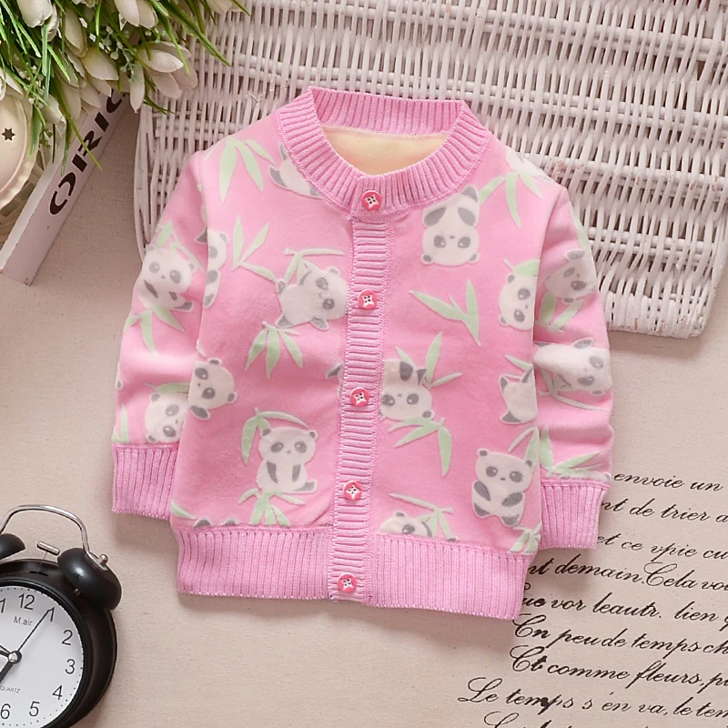 

(1piece /lot) 100% cotton 2018 Panda Bamboo baby girl outerwear 0-1year old