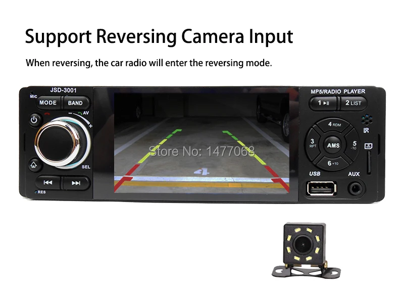 3001 autoradio rear camera input 2