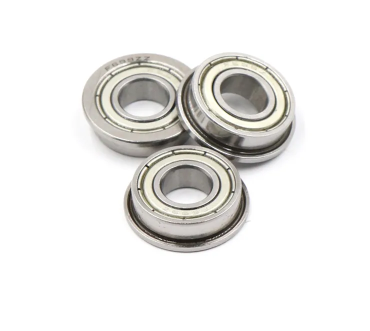 100pcs F681XZZ F682ZZ F682XZZ F683 F683ZZ F684ZZ F685ZZ F686ZZ F687ZZ F688ZZ F689ZZ 소형 플랜지 볼 베어링