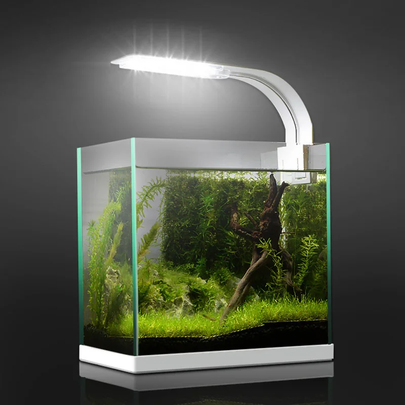 

5W/10W/15W LED Super Slim Aquarium Light Lighting Plants Grow Light Aquatic Plant Lighting Waterproof Clip-on Lamp For Fish Tank