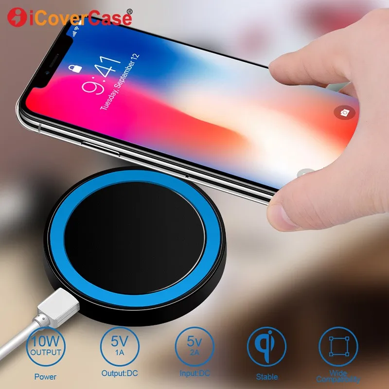 

iCoverCase Wireless Charger For LG V30 V30S ThinQ Qi Charging Pad Dock Power Case For LG V35 V40 ThinQ Mobile Phone Accessory
