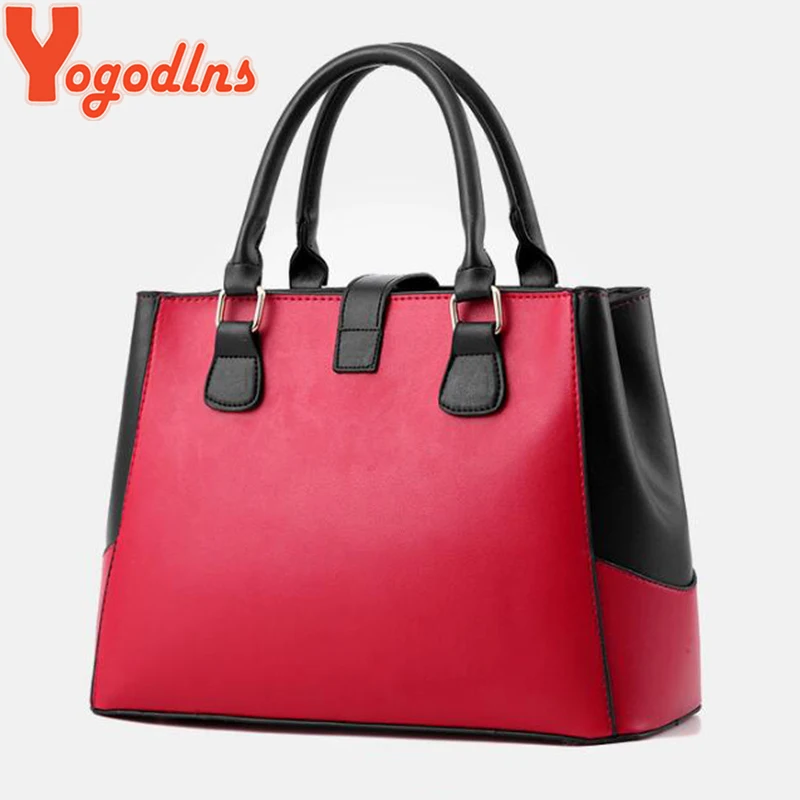 Yogodlns كبيرة Capasity حقيبة جلدية للنساء الحلو حقائب السيدات Crossbody حقائب حقائب كتف الإناث كبيرة حمل Sac جديد