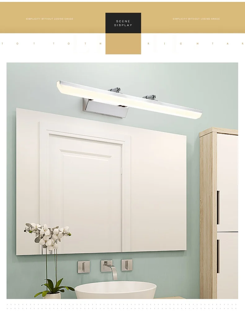 bathroom wall lamp led mirror light 6