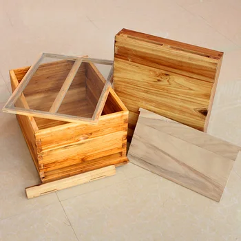 

Boiled Wax Beehive Complete Set Of Bees Flat Box Bee Fir Plaid Standard Dense Bee Barrel Trap Beekeeping Beekeeping Tool