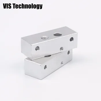 

2pcs Aluminium single Head Fixed Block for 3D Printer Makerbot MK7 MK8- Silver