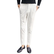 Мужские Платье Брюки Азиатский размер 29 30 31 32 33 34 35 брюки мужские 8 цветов выбор мужские брюки