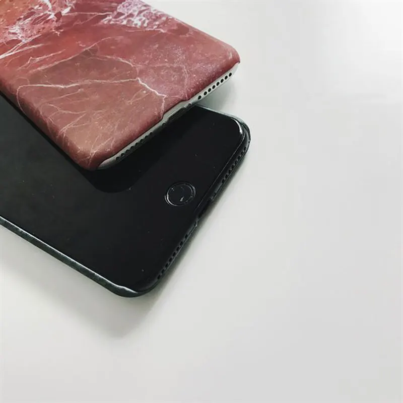 Ретро мраморный чехол для телефона для samsung Galaxy S7 Edge S8 S9 Plus Note 8 Жесткий Чехол для задней панели из поликарбоната для iPhone 5 5S 6S 7 8 Plus X Чехол
