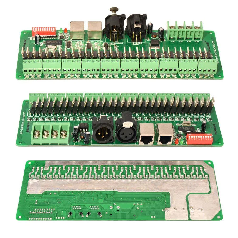 

Newest New 30 Channel DMX 512 RGB LED Strip Controller DMX Decoder LED DMX Dimmer Driver DC 9V-24V @8 JD9
