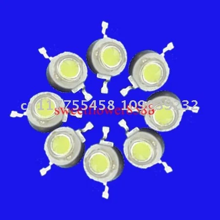 Бесплатная доставка 20 шт 1 W супер яркий высокой мощности белый светодиодный 100LM