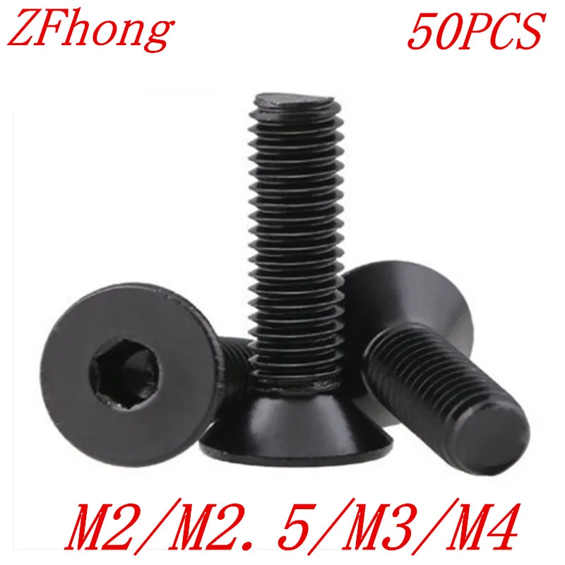

50pcs 20PCS 10PCS DIN7991 M2 M2.5 M3 m4 M5 M6 M8 Hex Hexagon Socket Flat countersunk Head machine screw