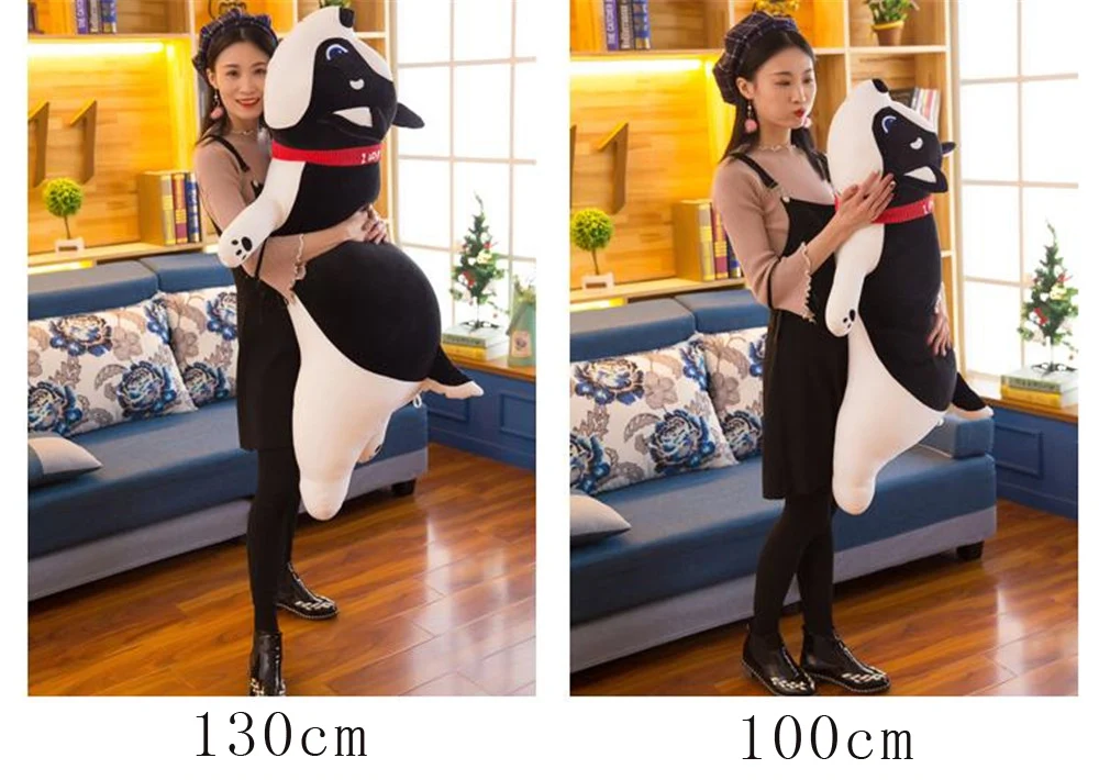 Fancytrader Pop Soft Lying Animal Shiba Inu Plush Pillow Anime Akita Doll Cartoon Dog Pillow for Valentine's Day Present14