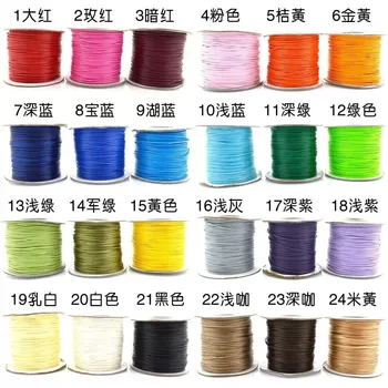 

Free Shipping 1.0MM Polyester String Korea Waxed Ropes Cords,Jewelry Beading Cord, Bracelet & Necklace,DIY Accessory Jewelry