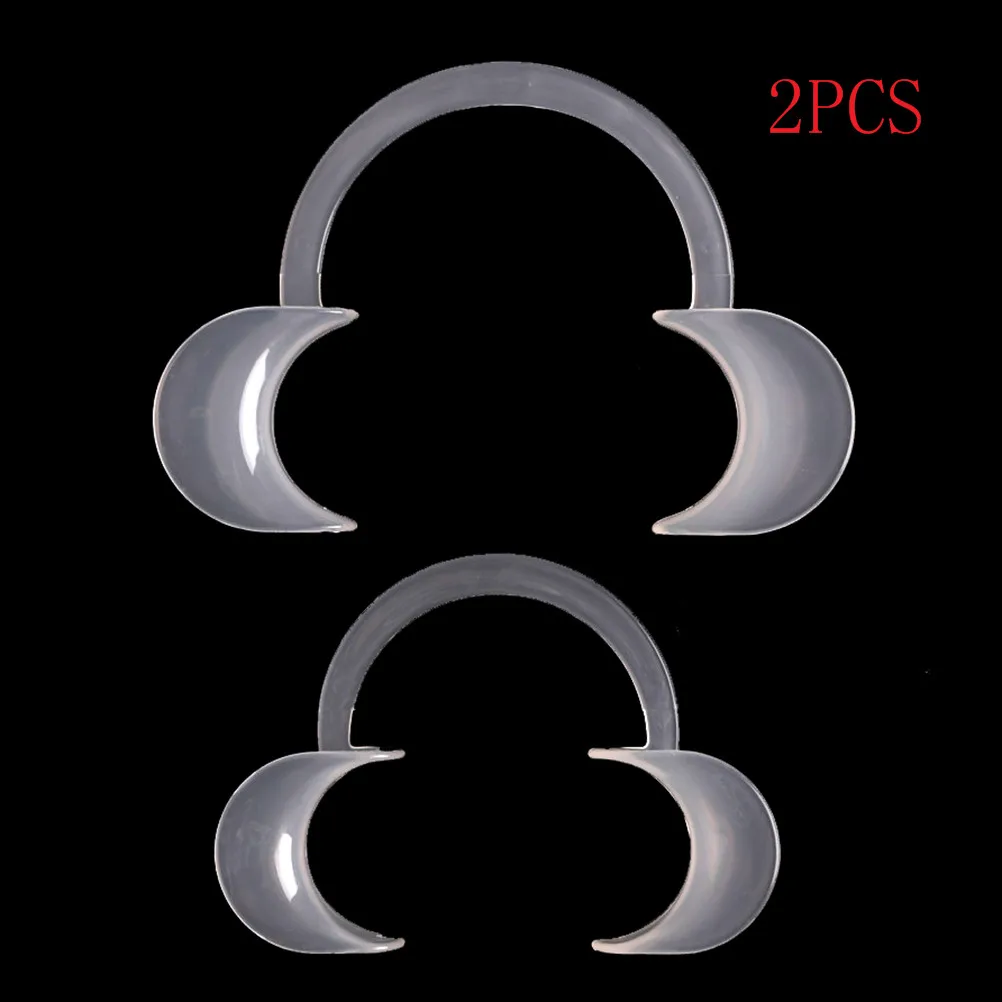 

2pcs Autoclavable Dental Teeth Whitening Lip & Cheek Retractor Dentist Mouth Opener Repeat Use C Type Tools Accessories