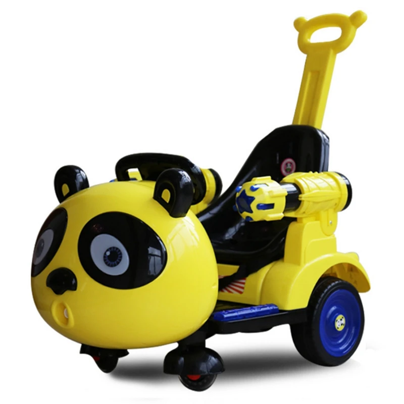 Bambini Scooter Elettrico Kart Giocattolo Altalena Auto Trolley Prima Educazione A Distanza di Controllo Regolabile con Lampeggiante Luce A Quattro Ruote