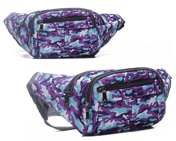 Дорожная камуфляжная поясная сумка Bananka Водонепроницаемая Противоугонная Мужская Женская прогулочная альпинистская поясная сумка для ног