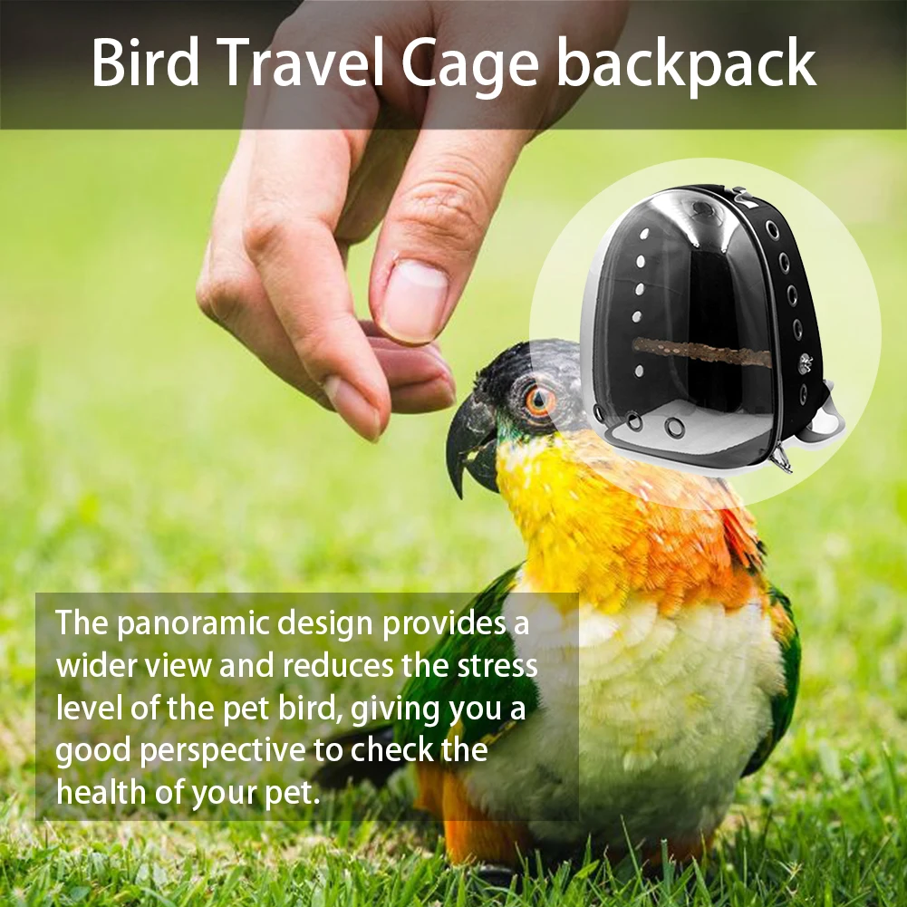 Клетка для птиц домашние птицы из рюкзака Prospect прозрачная клетка для попугая портативный домик для домашних животных