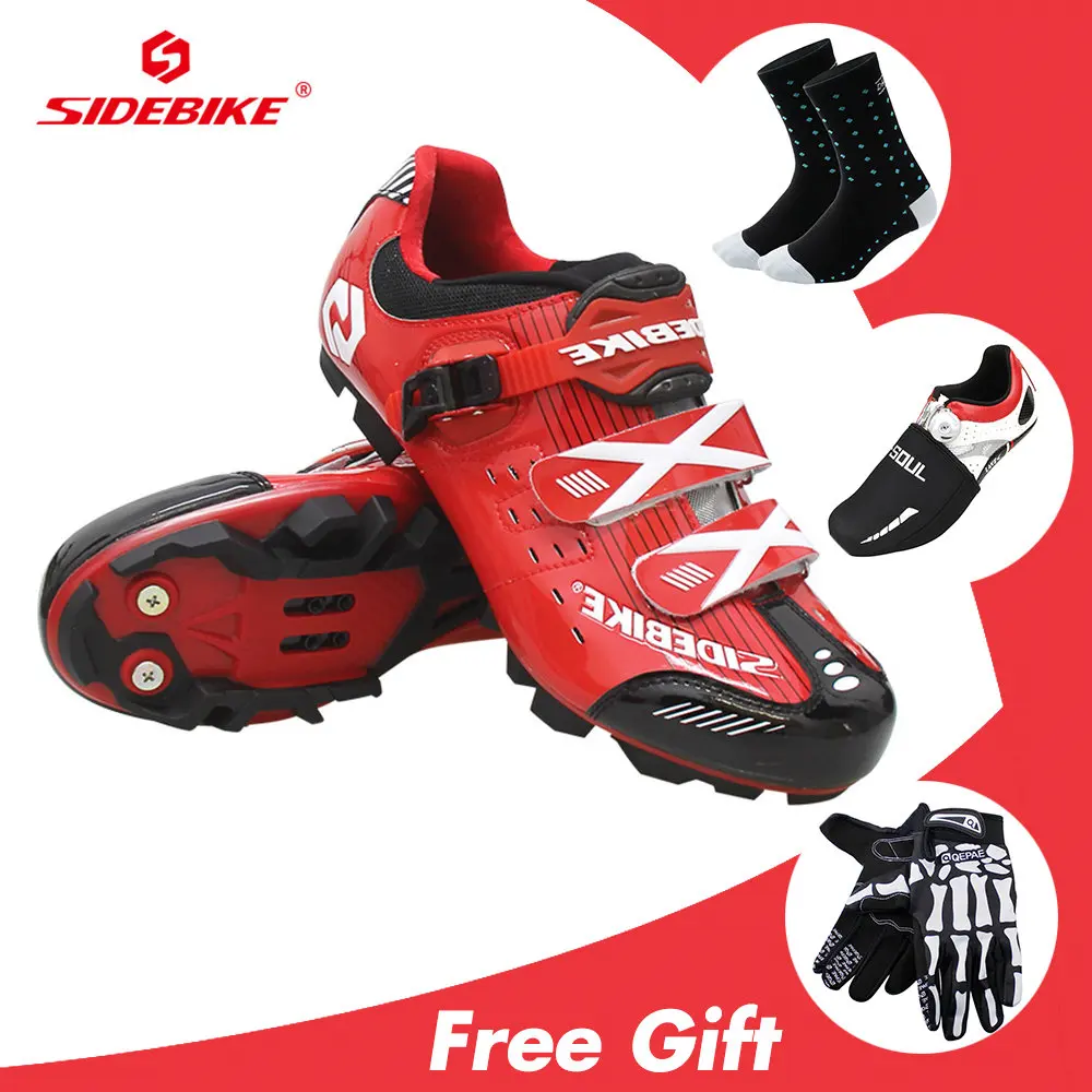 

2019 Sidebike Sapatilha Ciclismo MTB Cycling Shoes Road Men Carbon Mountain Bike Shoes Zapatos Bicicleta Sneakers Self-locking