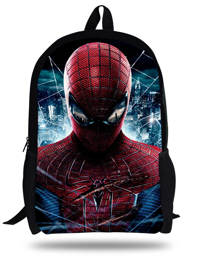 

16-inch The Amazing Spider Man Bag School Boys Age 7-13 Children School Backpack Spider Man Printing Mochila Escolar Infantil