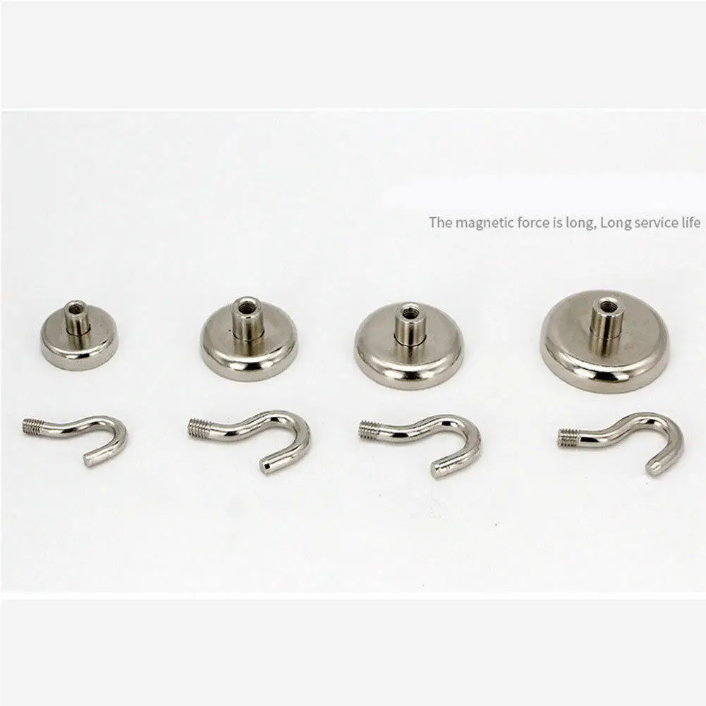 Strong Mini Magnetic Circular Hook Hanger Magnets Linked Kitchen Wall Hold