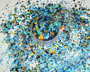 

RMX-012 Mix Round nail art Glitter Dot Paillette nail design powder for nail gel polish,make up,decoration
