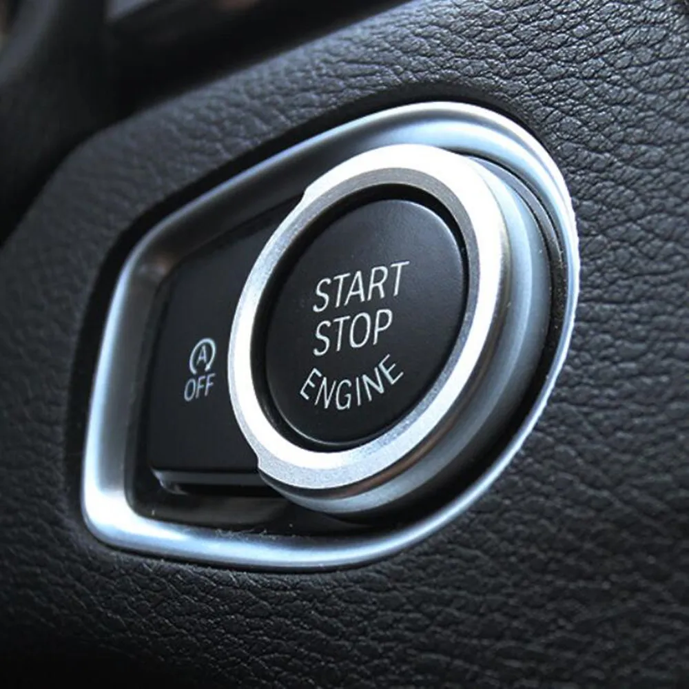 

Car Engine Start Ignition Key Ring Cover Stickers for BMW X1 F48 F20 F21 F30 F32 F33 F34 F36 F45 F46 1 2 3 4 Series Accessories