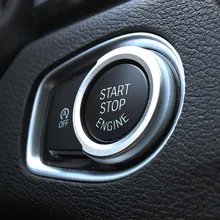 Cobertura de anel para chaveiro de ignição, para bmw x1 f48 f20 f21 f30 f32 f33 f34 f36 f45 acessórios da série f46 1 2 3 4
