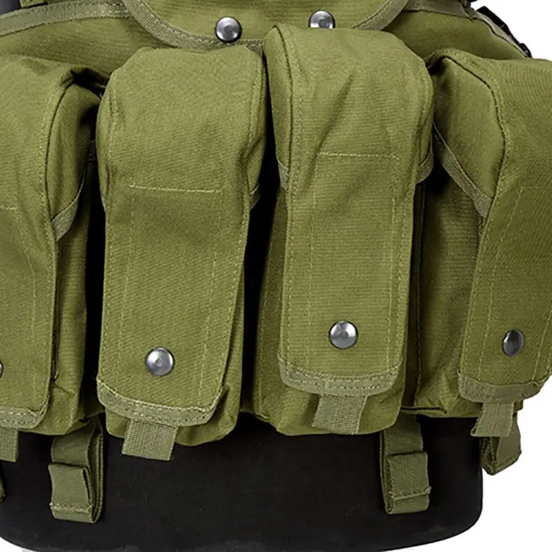  Military Camouflage Hunting Tactical Vest Wargame Body Molle Armor Chest Rig AK 47 Magazine Hunting