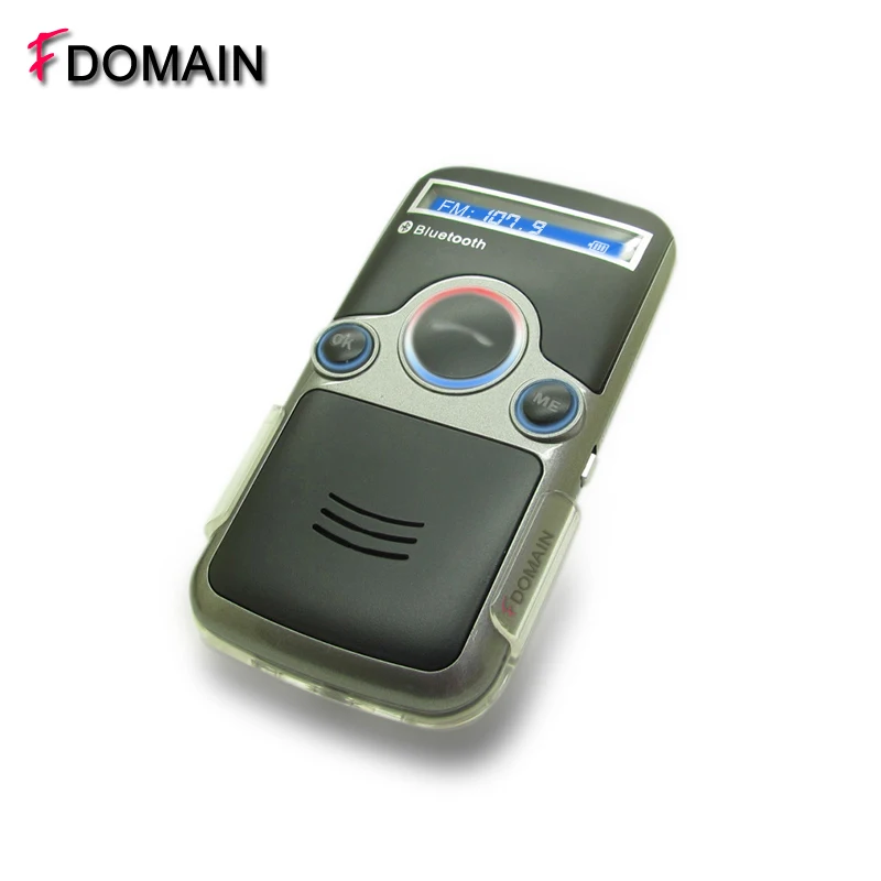 

FDOMAIN auto wireless solar Bluetooth handsfree car kit speakerphone built-in FM transmitter modulator function phone MP3 player