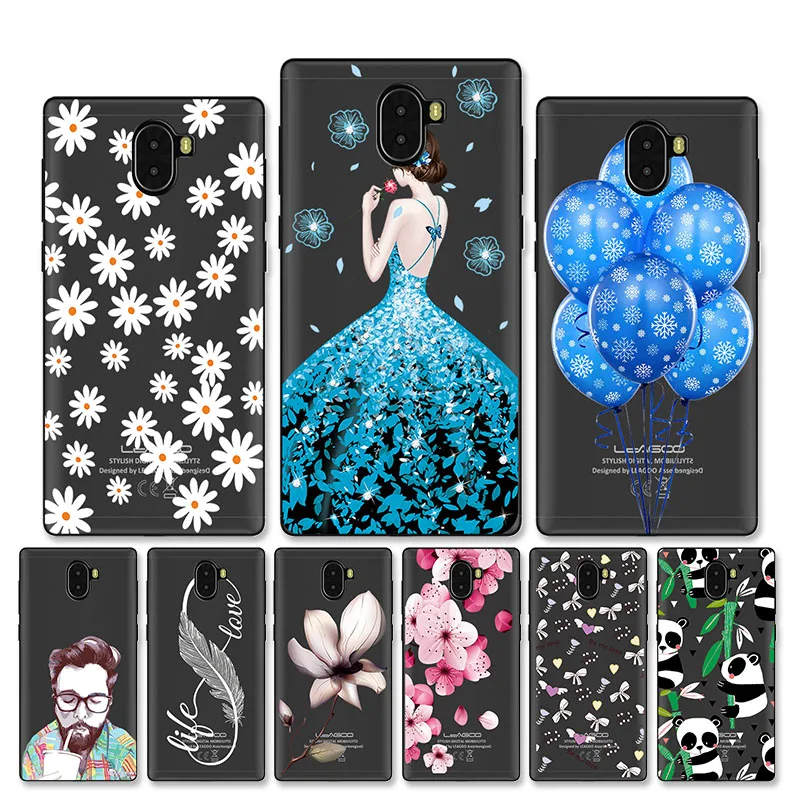 

Transparent Clear Case For LEAGOO KIICAA Mix Case Silicone DIY Patterned Soft TPU Cover For LEAGOO KIICAA Mix Covers Shell
