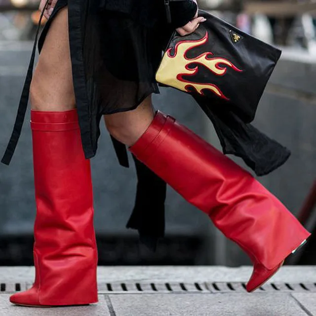 Fashion-Celebrity-Shark-Lock-Fold-Over-Wedge-Boots-Red-Riding-Boots-Knee-High-Motorcycle-Boots-Leather.jpg_.webp_640x640