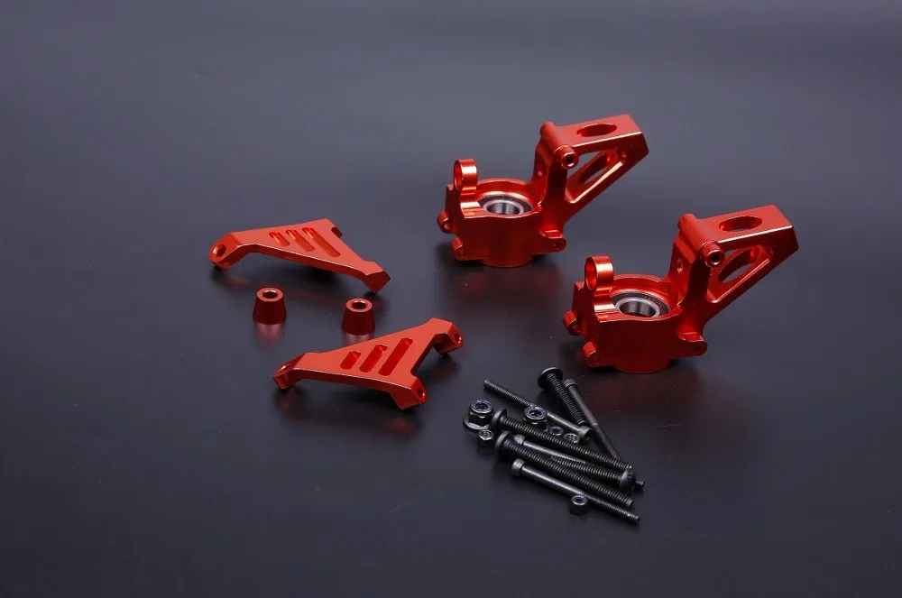 

Rovan parts 1/5 gas rc baja spare parts CNC alloy front wheel carrier set 85115