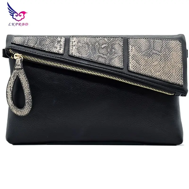

Fashion Designer Ladies Handbag PU women for bag multi function snake pattern multicolored high quality limited shoulder bag