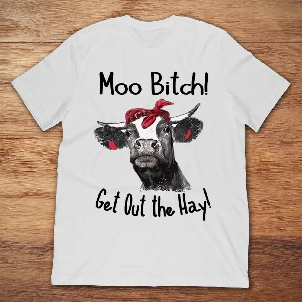 

Gildan Brand Funny Heifer Cow Moo Bitch Get Out The Hay T-Shirt Men's Short Sleeve T-Shirt