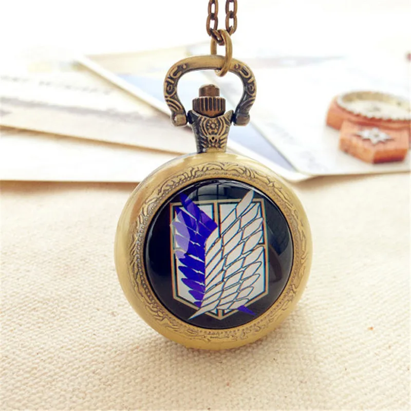 Винтажное старинное бронзовое ожерелье с длинной цепочкой карманные часы