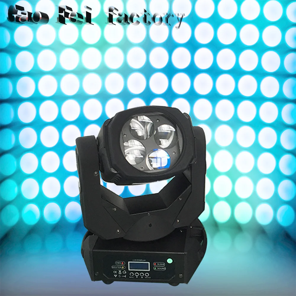 

1pcs/Lot Disco Beam Light Super Beam 4x25w Led Moving Head Professional 9/16 Channel Party Disco Show Light